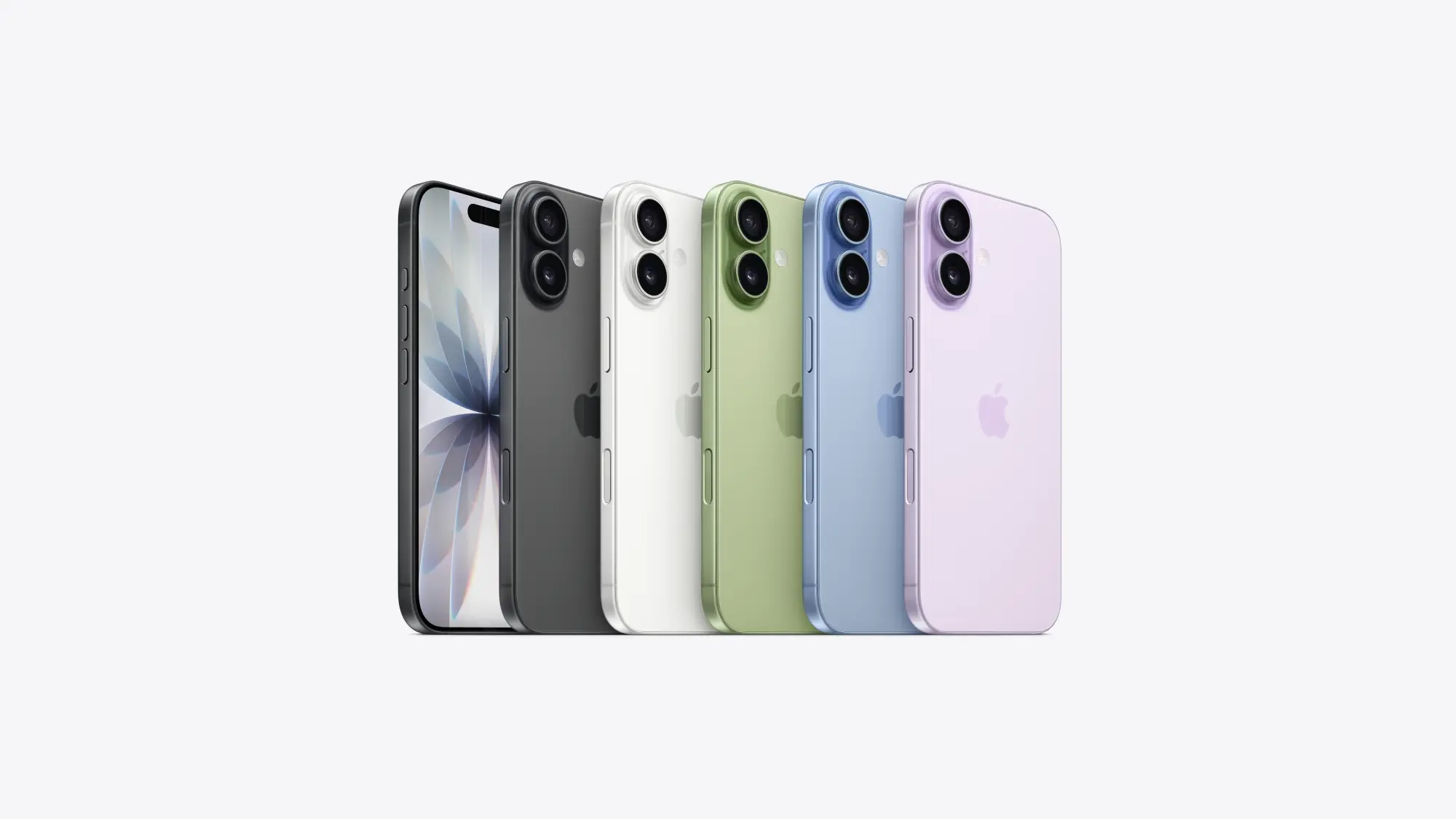 Various color options for the iPhone 17.